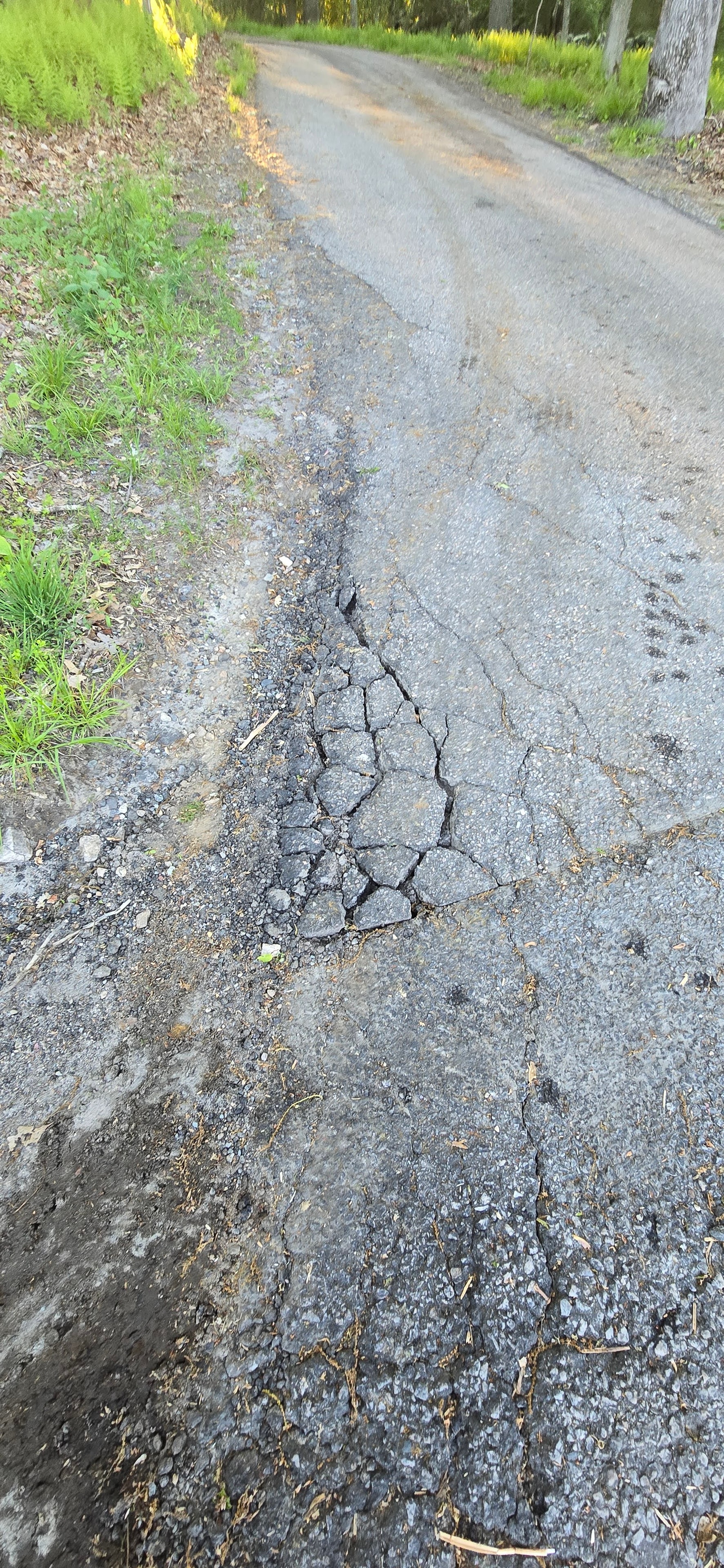 Damage to my driveway due to large tanker trucks using my driveway rather than running a hose to the pool to fill